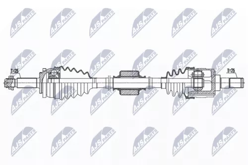 NTY NTY NPW-HY-617 NTY NPW-HY-617 Drive Shaft 