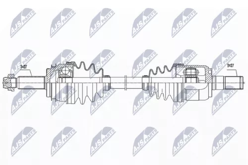 NTY NPW-HY-619 Drive Shaft