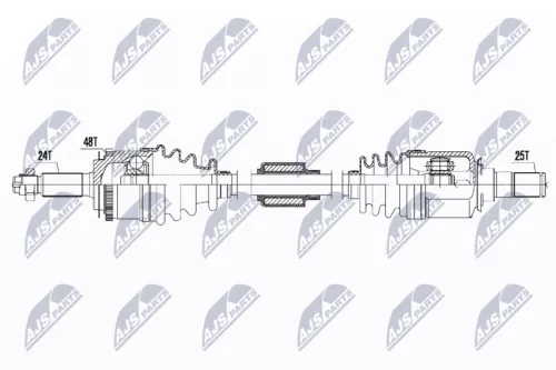 NTY NPW-HY-622 Drive Shaft