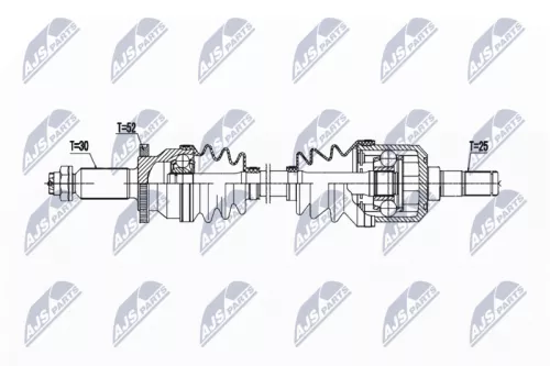 NTY NPW-HY-623 Drive Shaft