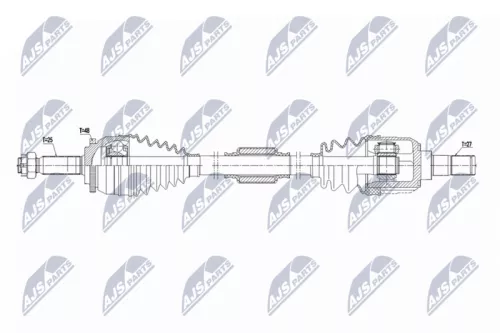 NTY NTY NPW-HY-632 NTY NPW-HY-632 Drive Shaft 
