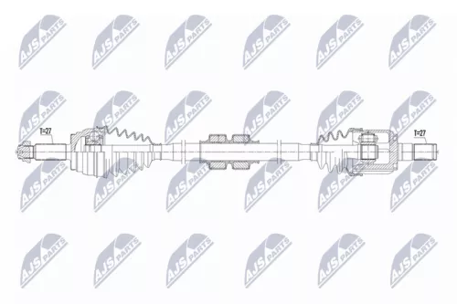 NTY NTY NPW-HY-634 NTY NPW-HY-634 Drive Shaft 