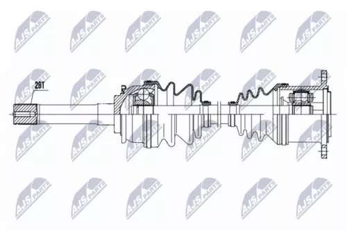NTY NPW-HY-640 Drive Shaft