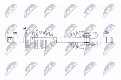 NTY NPW-HY-642 Drive Shaft