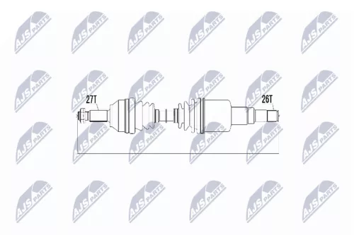 NTY NPW-JG-000 Drive Shaft