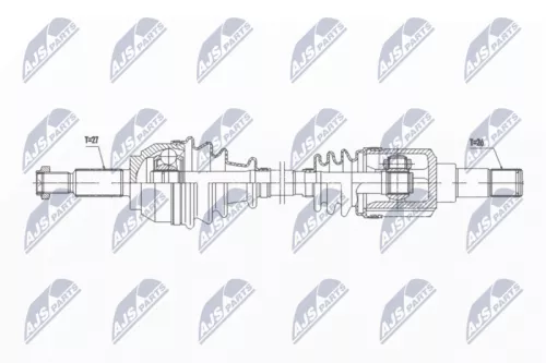 NTY NPW-JG-002 Drive Shaft