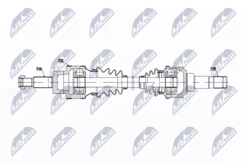 NTY NTY NPW-JG-006 NTY NPW-JG-006 Drive Shaft 