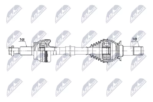 NTY NPW-JG-012 Drive Shaft