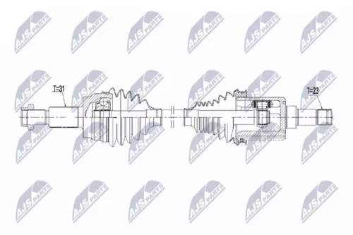 NTY NPW-JG-024 Drive Shaft