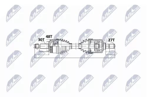 NTY NPW-KA-326 Drive Shaft