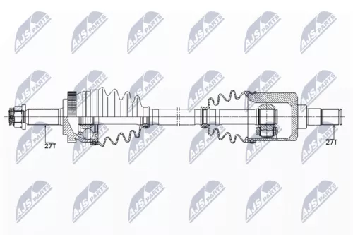 NTY NTY NPW-KA-352 NTY NPW-KA-352 Drive Shaft 