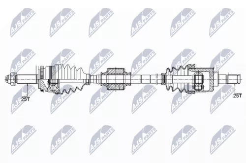NTY NPW-KA-358 Drive Shaft