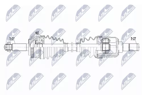NTY NPW-KA-366 Drive Shaft