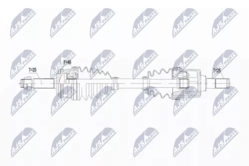 NTY NPW-KA-384 Drive Shaft