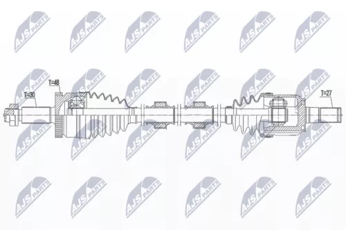 NTY NPW-KA-390 Drive Shaft
