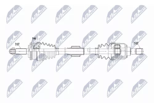 NTY NTY NPW-KA-416 NTY NPW-KA-416 Drive Shaft 