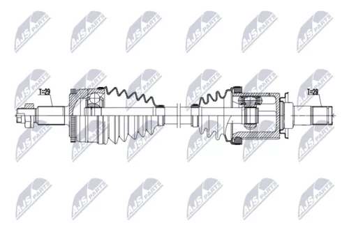 Front Left NTY Drive Shaft