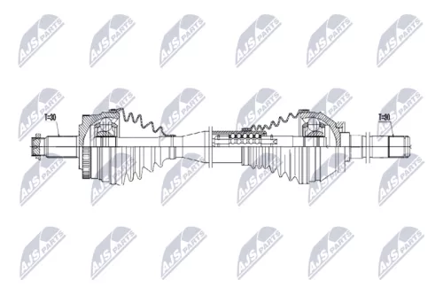 NTY NTY NPW-LR-045 NTY NPW-LR-045 Drive Shaft 
