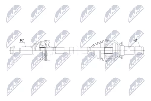 NTY NPW-LR-060 Drive Shaft