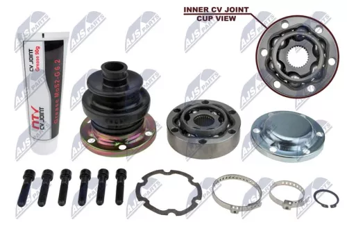 NTY NTY NPW-ME-010 Rear Inner Rear Left Rear Right NTY Cv Joint & Boot Kit 