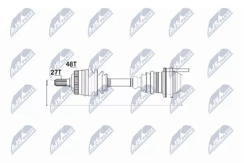NTY NPW-ME-019 Drive Shaft