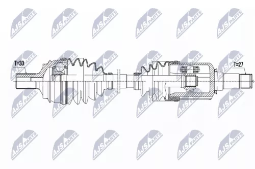 NTY NPW-ME-038 Drive Shaft
