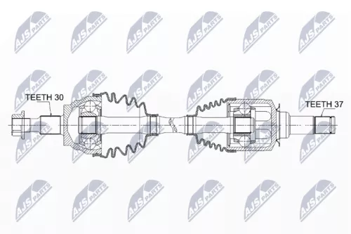 NTY NTY NPW-ME-047 NTY NPW-ME-047 Drive Shaft 