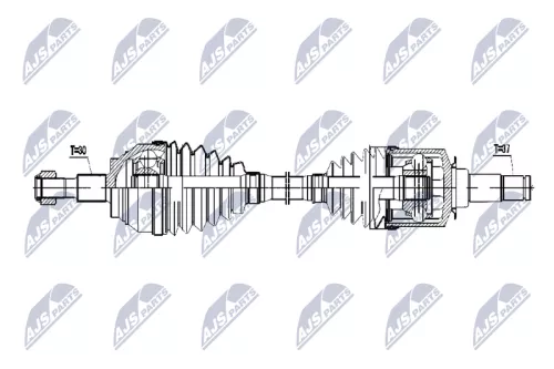 NTY NPW-ME-055 Drive Shaft