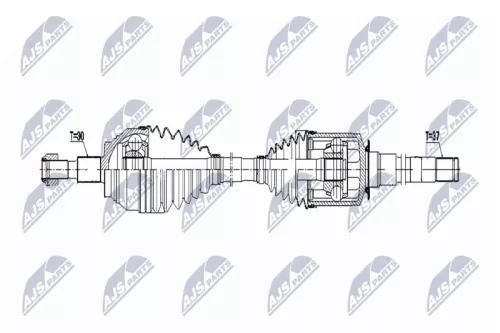 NTY NPW-ME-056 Drive Shaft