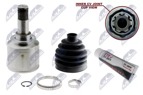 NTY NTY NPW-ME-057 Front Left NTY Cv Joint & Boot Kit 