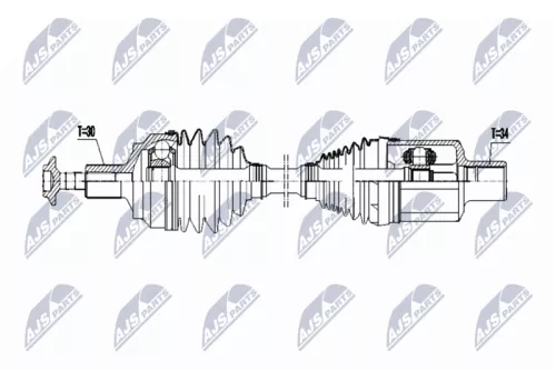 NTY NPW-ME-060 Drive Shaft