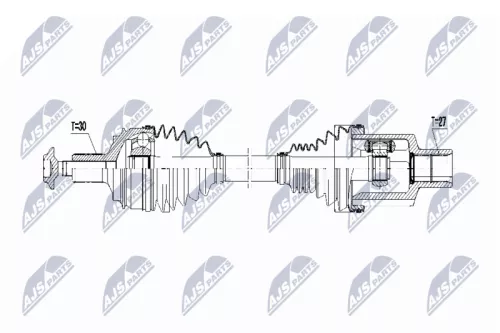 NTY NPW-ME-062 Drive Shaft