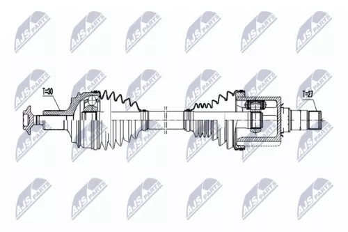NTY NTY NPW-ME-063 NTY NPW-ME-063 Drive Shaft 