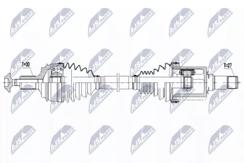 NTY NPW-ME-076 Drive Shaft