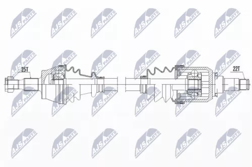 NTY NPW-ME-106 Drive Shaft
