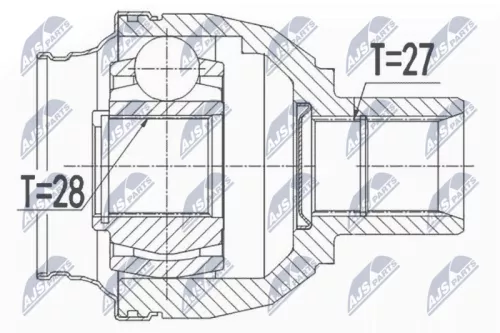 NTY NTY NPW-ME-115 NTY NPW-ME-115 Drive Shaft 