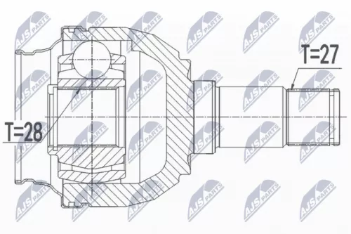 NTY NPW-ME-117 Drive Shaft