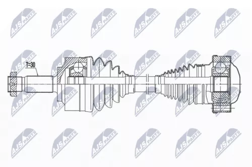 NTY NPW-ME-126 Drive Shaft