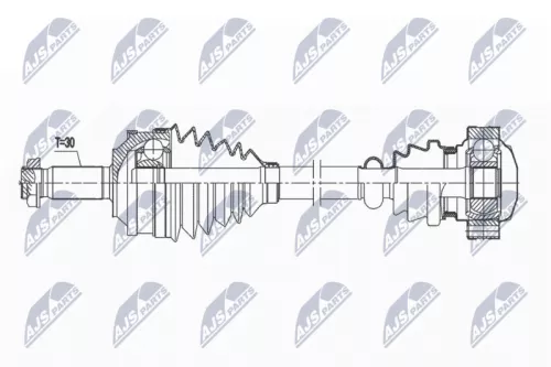 NTY NTY NPW-ME-128 NTY NPW-ME-128 Drive Shaft 
