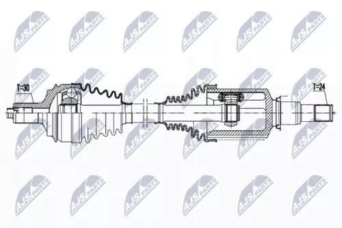 NTY NPW-ME-144 Drive Shaft