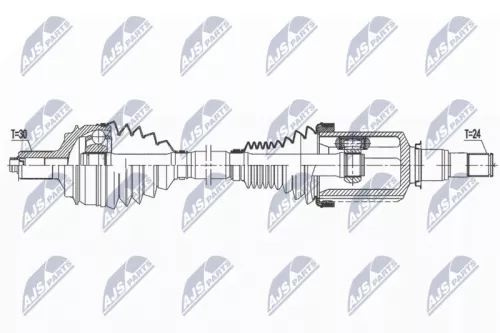 NTY NTY NPW-ME-154 NTY NPW-ME-154 Drive Shaft 