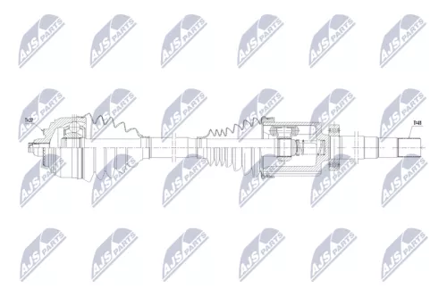 NTY NPW-ME-168 Drive Shaft