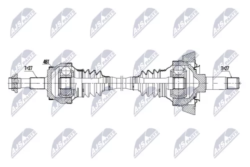 NTY NTY NPW-ME-189 NTY NPW-ME-189 Drive Shaft 