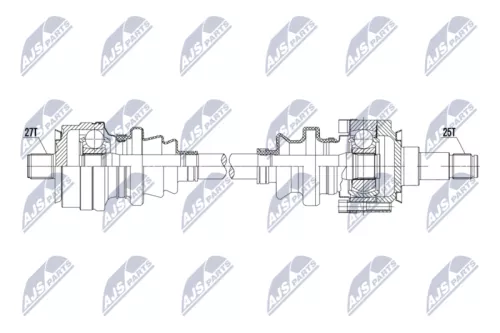 NTY NTY NPW-ME-190 NTY NPW-ME-190 Drive Shaft 