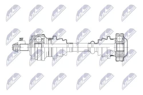 NTY NTY NPW-ME-193 NTY NPW-ME-193 Drive Shaft 