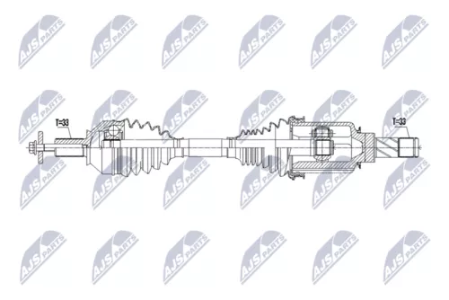 NTY NTY NPW-ME-195 NTY NPW-ME-195 Drive Shaft 