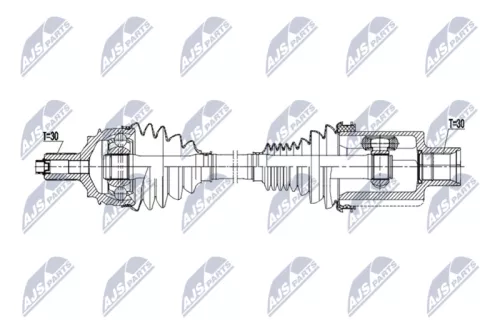 NTY NPW-ME-208 Drive Shaft