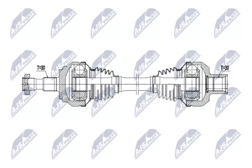 NTY NTY NPW-ME-209 NTY NPW-ME-209 Drive Shaft 