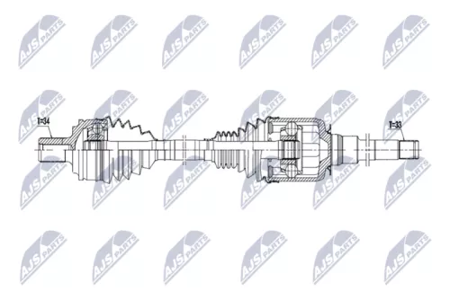 NTY NTY NPW-ME-213 NTY NPW-ME-213 Drive Shaft 