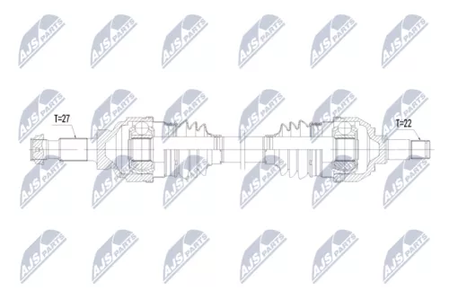 NTY NTY NPW-ME-215 NTY NPW-ME-215 Drive Shaft 